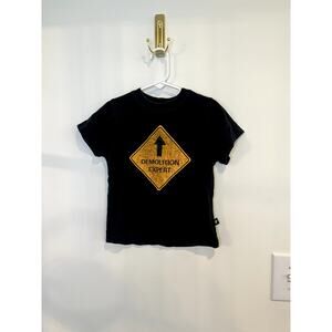 CAT Kids Demolition Expert Graphic Tee 4T Black Construction Shirt Caterpillar